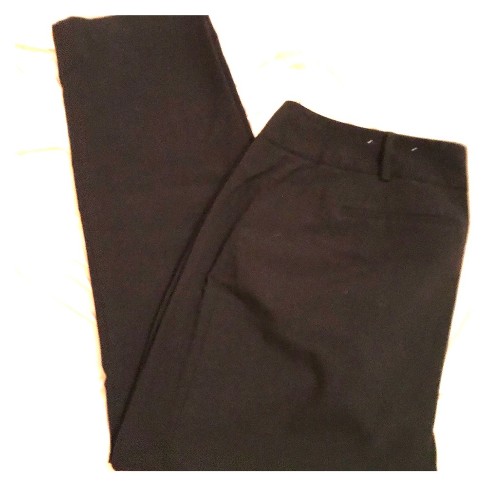 Solid black LOFT dress slacks